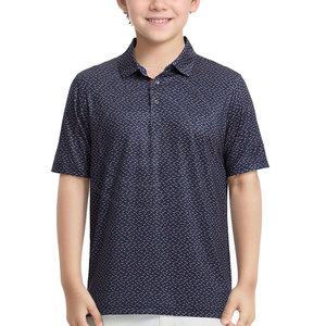 เสื้อโปโลกอล์ฟสำหรับเยาวชนคุณภาพส่งออก ผลิตจากวัสดุที่ระบายอากาศได้ดี น้ำหนักเบา และการเย็บแบบพรีเมียมเพื่อความสบายที่ยาวนาน - Product Image 1