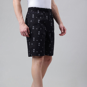 Pantalones Cortos Casuales de Verano para Hombre, 100% Algodón, Cintura Media, Cierre con Cordón, Secado Rápido, Transpirables, Diseño de Logotipo Personalizado, Venta al Por Mayor OEM - Product Image 3