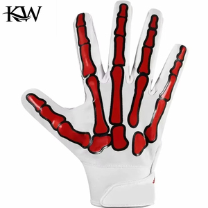 Guantes de Fútbol Americano Unisex Super Atléticos, Agarre para Entrenamiento, Práctica y Juego, Impermeables, Resistentes a Impactos, Muñequera Ajustable - Product Image 4