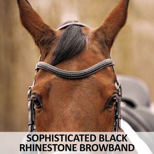 <b>Top</b> Selling Equestrian <b>Leather</b> Bridle Headstall Customizable Design 100% QC Inspected for Horse Riding Racing Wholesale Price - Product Image 3