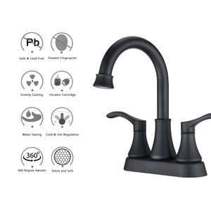 Rubinetto per Lavabo Bagno a 2 Maniglie per Lavandini - Product Image 3