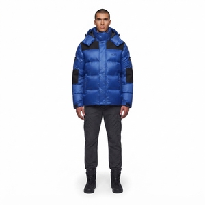 Veste matelassée pour homme Olinc Sports Premium, coupe ample, nylon haute densité, ripstop, streetwear européen, manteau d'hiver en duvet - Product Image 1