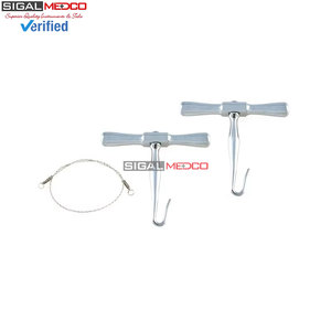 Kit d'instruments chirurgicaux orthopédiques en acier inoxydable avec poignées ergonomiques pour la coupe osseuse, réutilisable, professionnel, pour traumatismes - Product Image 5