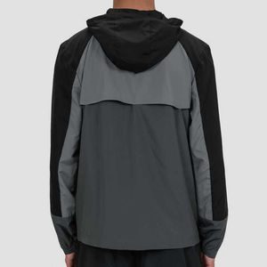 Conjunto Corto para Hombre OEM Personalizado de Alta Calidad, Sudadera con Cremallera de Nailon y Pantalones Cortos, Nuevo Conjunto Corto Cortavientos Ligero - Product Image 2