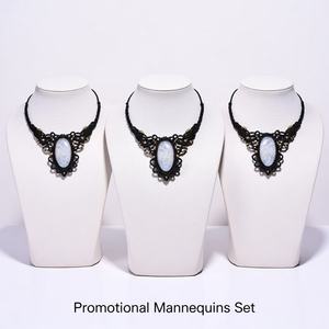 Collar de Macramé con Jade Azul Brillante, Joyería con Piedras Preciosas, Hecho a Mano, Cadenas Clásicas con Bolas, Regalo, HARI OM CREATIONS - Product Image 3