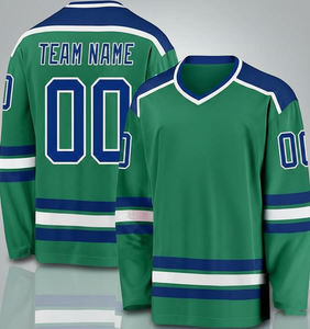 Maillots de hockey d'usine OEM, légers, en polyester, pour l'entraînement - Product Image 1