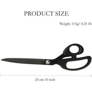 Tijeras Profesionales para Confección, Tijeras para Coser Cuero y Tela, Recubrimiento de Titanio, Hoja de Acero Inoxidable, Tijeras de Sastre para Adultos - Product Image 4