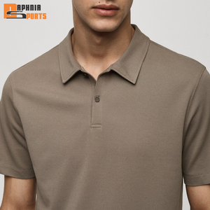 Camiseta Urbana Extra Grande con Logotipo Personalizado, de Alta Calidad, de Algodón Tejido, Sólida, Antiarrugas, de Manga Corta - Product Image 4