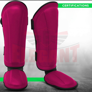 Protège-tibias de boxe légers et tendance pour l'entraînement au combat, en cuir avec fermeture auto-agrippante – Votre meilleur fournisseur - Product Image 4