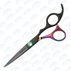 Ciseaux de coiffure professionnels Blackbow 5.5 en acier 440C – Instruments de coupe de cheveux de qualité supérieure - Product Image 3