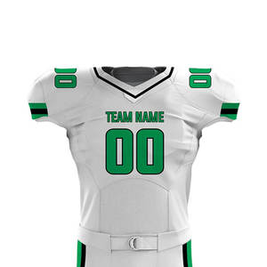 Uniformes de football américain respirants sur mesure en gros, maillots de sport à manches courtes imprimés par sublimation, option grande taille - Product Image 3