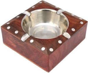 Cenicero Moderno de Madera de Pino Ecológico Hecho a Mano, Económico y Decorativo para Hogar, Balcón, Jardín, Uso en Mesa, M/S SHAAD HANDICRAFTS - Product Image 6