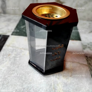 Madkhan royal exclusif en bois avec porte-oud infusé de résine, parfum arabe, design de luxe pour la maison et célébration du Ramadan Kareem - Product Image 1