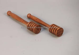 ARTISAN CRAFT Eco-Friendly Pack 2 Louche à miel en bois Ustensiles élégants Couvercle à miel Lavage à la main uniquement pour servir et profiter de votre miel - Product Image 2