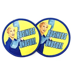 Nuevas llegadas: Parches de sublimación, insignias bordadas tejidas, solo al por mayor, parches termoadhesivos personalizados con impresión por sublimación para sublimación - Product Image 3