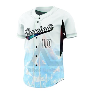 Maillot de baseball pour adulte à manches courtes, nouvelle arrivée, design personnalisé tendance sur le devant, séchage rapide, respirant, grande taille, antibactérien - Product Image 1