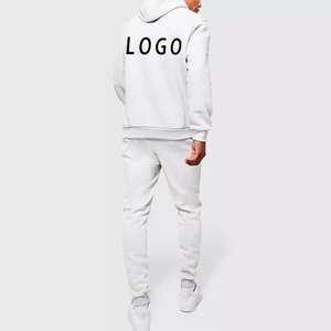 Ensemble de survêtements décontractés d'hiver personnalisés, écologiques, de haute qualité, légers, 100% coton, sweats à capuche et pantalons de survêtement amples - Product Image 6