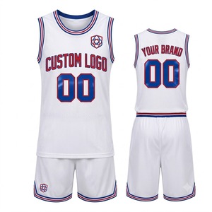 Maillots de basketball personnalisés 2026 – Nouveau style, blancs, impression numérique, numéros 24 Miguel Cabrera et 28 Javier Baez, brodés et antibactériens - Product Image 1