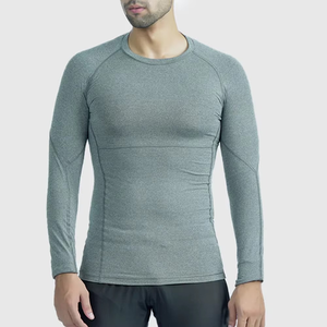 Best Selling Mens Compression Training <b>T</b> <b>Shirt</b> Quick Dry Stretch Fabric <b>Muscle</b> Support Activewear For Mens - Product Image 1