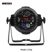 SHEHDS - Foco LED Grande de Aleación de Aluminio, 18 x 12 W, RGBW, Iluminación DMX512, Foco de Escenario para Bodas e Iglesias