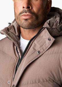 Customized High Quality Wholesale New <b>Men's</b> Hooded Eco-Friendly Windproof Puffer <b>Jacket</b> Printed Design <b>Warm</b> Winter Padded Bubble - Product Image 4