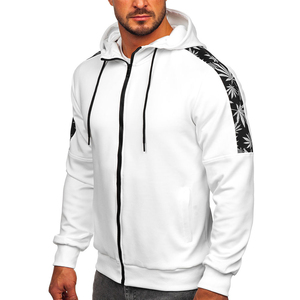 Sudadera con capucha y puños con cremallera completa, de moda casual, de manga larga, para adolescentes y adultos, para uso al aire libre, directo de fábrica. - Product Image 5