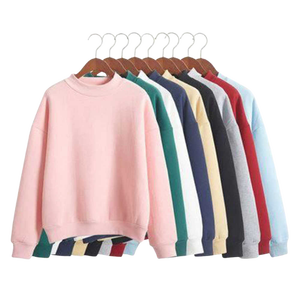 T-shirt à manches longues pour homme, 100 % coton jersey, col rond, couleur unie, coupe décontractée, respirant, tricoté, haut uni - Product Image 2