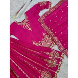 Conjunto de Ropa Elegante para Fiesta, Estilo Indio y Pakistaní, con Top, Pantalón y Dupatta - Product Image 3