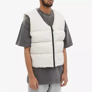 Chaleco Acolchado Impermeable Personalizado para Hombre, Chaqueta de Invierno sin Mangas con Acabado Brillante, Transpirable y Ligera, Fabricación OEM - Product Image 1