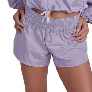 Women Windbreaker Shorts <b>Sets</b> Women Rain Zip-Up Hooded Wind Breaker Short Two Piece <b>Set</b> 100% Nylon Waterproof Suit Ladies - Product Image 2