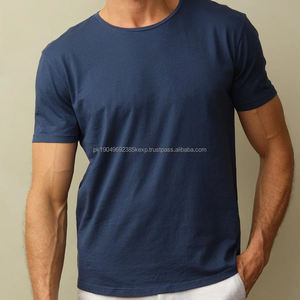 T-shirts en coton de bambou pour hommes, t-shirt d'été pour hommes, jersey biologique, t-shirt à manches courtes, col rond, t-shirt pour hommes, surdimensionné - Product Image 3