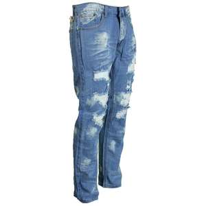 Jeans de Mezclilla para Hombre de Alta Calidad, Estilo Casual, Desgastados, Corte Recto, Secado Rápido, Ligeros, para Invierno - Product Image 4