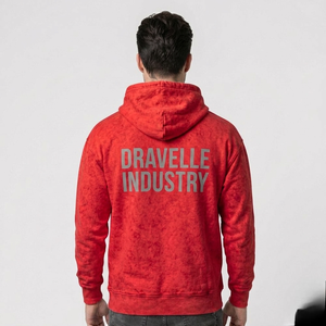 Hoodie Homme Hiver Couleur Unie Effet Délavé – Meilleure Vente Prix de Gros – Confortable, 100% Polyester Polaire, Écologique et Respirant - Product Image 2