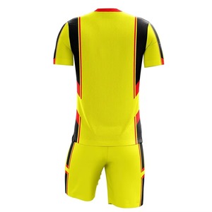 Professional <b>Match</b> Soccer Uniform Kit with Lightweight Fabric Ventilated Panels and Durable Stitching for Club Teams - Product Image 2