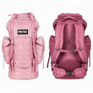 Mochila de Gran Capacidad para Exteriores, Resistente al Agua, con Bolsillo Interior con Cierre, Almacenamiento, Respaldo Suave, de Nailon y Algodón - Product Image 4