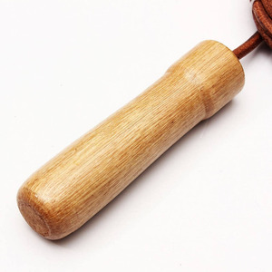Cuerda de Saltar con Peso y Mango de Madera de Cuero Personalizado, Ajustable, para Entrenamiento Físico, Venta al por Mayor, OEM - Product Image 6