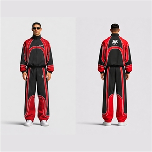 Conjunto Deportivo Urbano Premium para Hombre con Paneles Curvos – Ropa Deportiva de Moda para Correr - Product Image 3