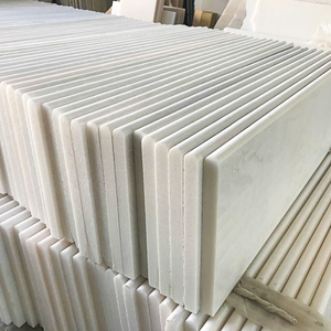 Vietnam <b>Marble</b> Polished Pure White 100% Natural Thin Slab 24x24 Waterproof Durable Eco-Friendly Modern Kitchen Apartment Villa - Product Image 5