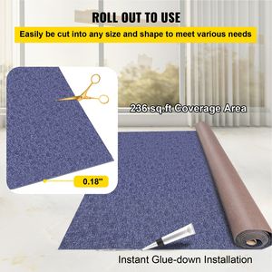 Tappeto Marino Blu Scuro 1,8 m x 12 m, Antiscivolo in TPR, Impermeabile, in Poliestere, per Uso Interno ed Esterno su Ponti e Terrazze - Product Image 5