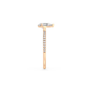 Anillo Solitario REYES con Diamante Cultivado en Laboratorio HPHT CVD de Corte Pera de 1.11Ct en Oro Sólido de 14K, Certificado IGI, Regalo de Aniversario, Joyería Fina - Product Image 4