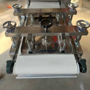 Advanced Twin Conveyor Bread <b>Dough</b> <b>Sheeter</b> - Automatic Stainless Steel Moulder for Industrial Lines - Product Image 1