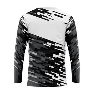 T-shirt léger et confortable 100% coton pour homme, manches longues, coupe ample, style imprimé, sublimation. - Product Image 6