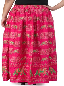 Women Printed Maxi <b>Skirt</b> Indian Summer Wear Rayon <b>Skirt</b> - Product Image 3
