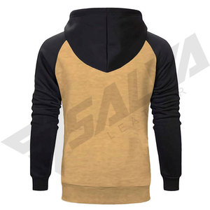Sweat-shirt à capuche pour homme, coupe oversize, style color block, décontracté, pour l'automne, avec poche en polaire, écologique, respirant, 100% coton - Product Image 3