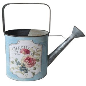 Arrosoir de jardin en métal grande capacité avec poignée double pour un déversement stable en aménagement paysager extérieur - Product Image 6