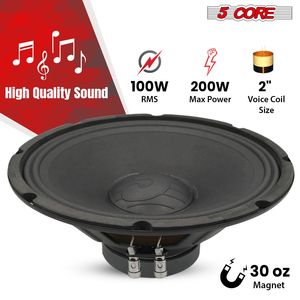 Woofer Amplificatore 200W/400W 4Ohm/8Ohm da 12 Pollici per Sostituzione Cabinet Amplificatore Chitarra - Product Image 4