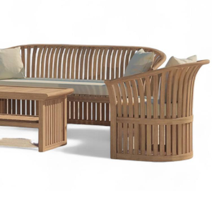Conjunto de Muebles de Jardín de Estilo Moderno, Sillón de Madera de Teca para Patio Exterior, para Hogar y Jardín - Product Image 6