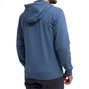 Custom Men's Cotton Fleece <b>Zip</b> <b>Up</b> Hoodie Heavyweight Oversized Plain Blank Streetwear Loose Fit Solid Color <b>Zip</b> <b>Up</b> Hoodie - Product Image 2