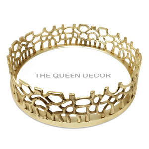 Juego de 3 piezas de cuencos y bandejas ovalados de acero inoxidable con acabado plateado, accesorios decorativos para el hogar - Product Image 2