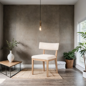 Chaise de salle à manger en bois massif minimaliste moderne, qualité supérieure, écologique, durable, pour restaurant, café, maison, bar et chambre à coucher - Product Image 2